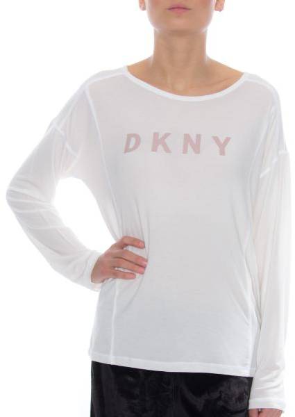 DKNY Elevated Leisure LS Top Vit modal Small Dam 