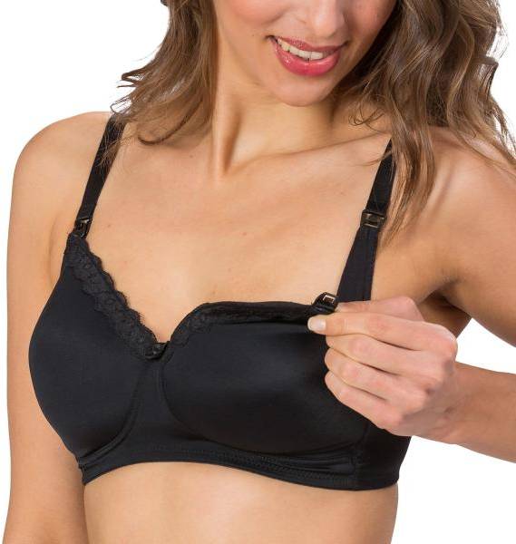 Trofe Nellie Nursing Bra BH Svart polyamid B 75 Dam 