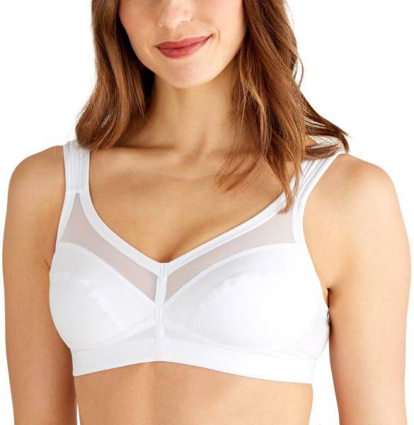 Swegmark BH Net Faitrade Cotton Soft Bra Vit ekologisk bomull B 75 Dam 