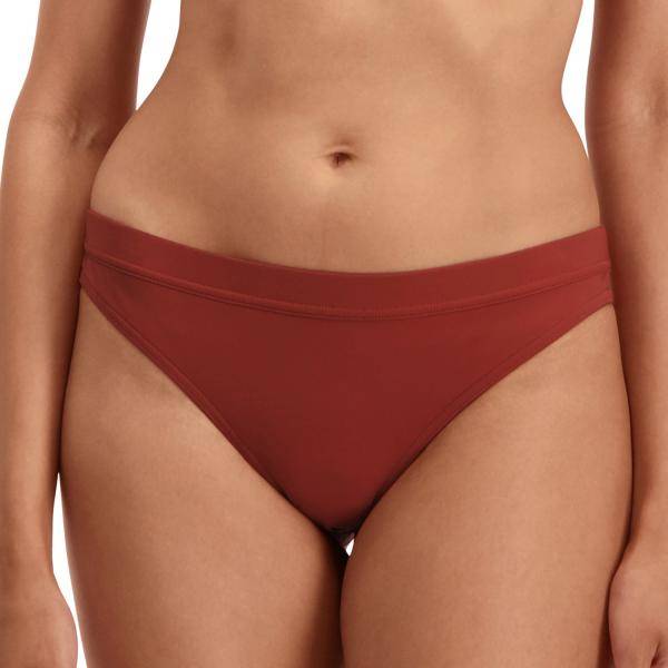 Puma Sporty Brazilian Bikini Röd/Brun Small Dam (Badshorts i kategorin Badkläder)