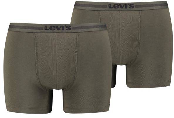 Levis Kalsonger 2P Tencel Boxer Brief Khaki lyocell Medium Herr 