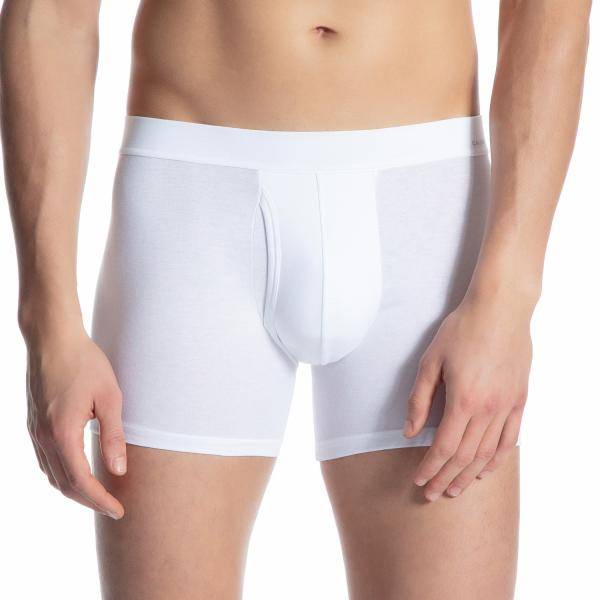 Calida Kalsonger Cotton Code Boxer Brief With Fly Vit bomull Small Herr 