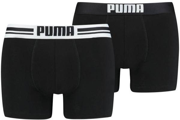 Puma Kalsonger 2P Everyday Placed Logo Boxer Svart bomull Small Herr 