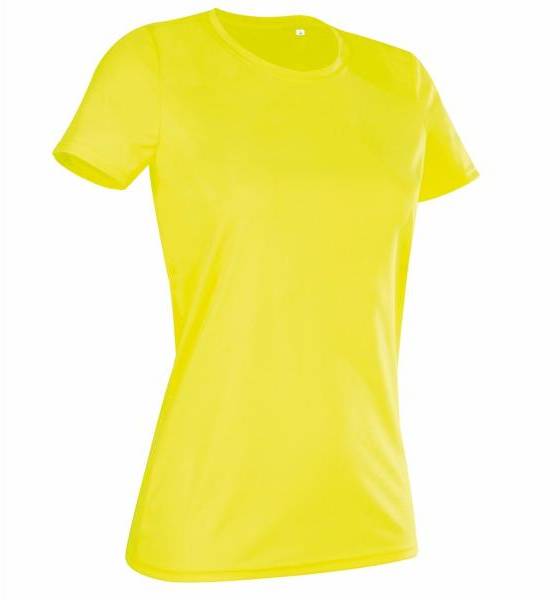 Stedman Active Sports-T For Women Gul polyester Small Dam 