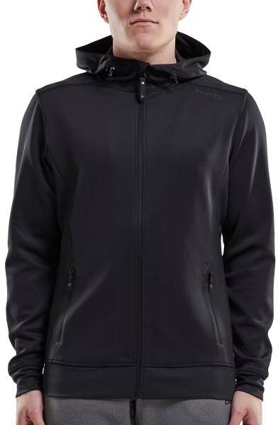 Craft Noble Full Zip Hood Men Svart polyester Small Herr 