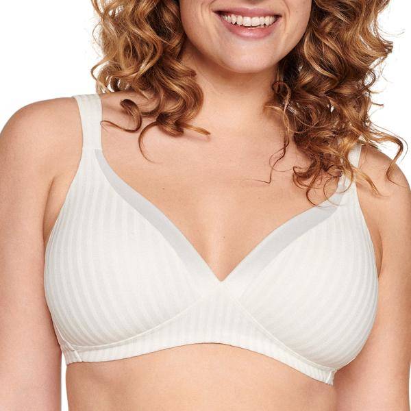 NATURANA BH Everyday Wednesday Striped Soft Bra Elfenben A 75 Dam 