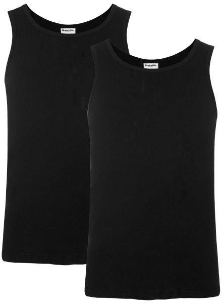 Resteröds 2P Organic Cotton Tank Top Slim Fit Svart ekologisk bomull Small Herr 