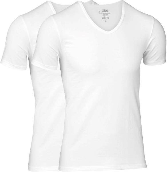 JBS 2P Bamboo T-shirt V-Neck Vit Small Herr 