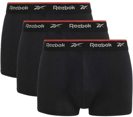 Reebok Kalsonger 3P Redgrave Sports Trunk Svart polyester Small Herr 