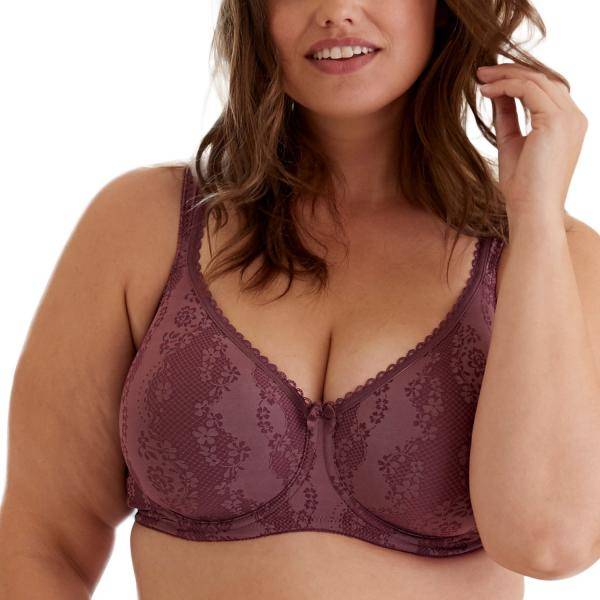 Swegmark BH Adamo Padded Soft Wired Bra Plommon B 70 Dam 