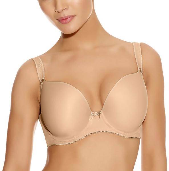 Freya BH Deco Moulded Plunge T-Shirt Bra Beige B 70 Dam 