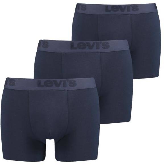 Levis Kalsonger 3P Premium Boxer Mörkblå bomull Small Herr 