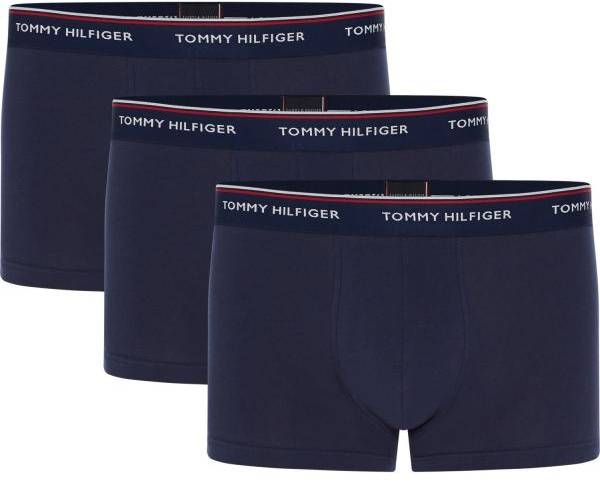 Tommy Hilfiger Kalsonger 3P Premium Essentials Low Rise Trunk Blå bomull Small Herr 