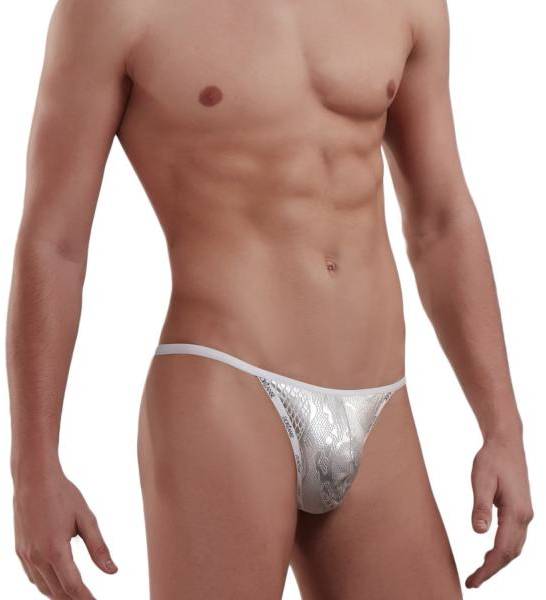 Doreanse Kalsonger Men G-string Silver polyester Small Herr 