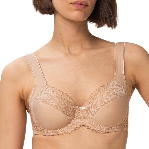 Triumph BH Modern Lace Cotton W02 Beige B 75 Dam 