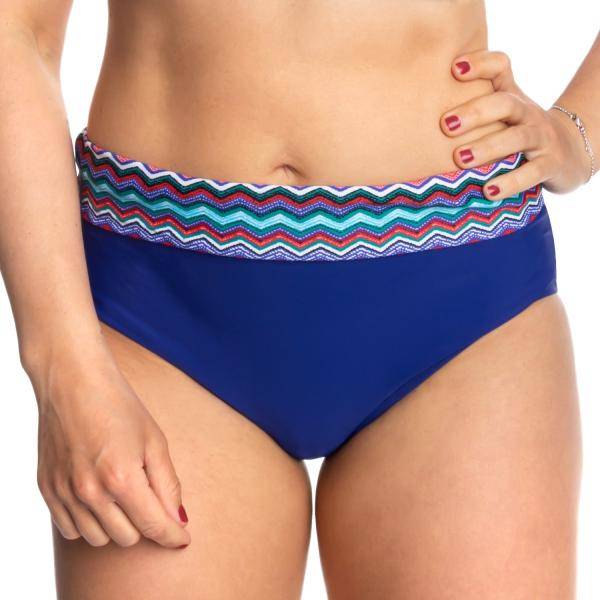 Trofe Mix Bikini Folded Maxi Blå 42 Dam 