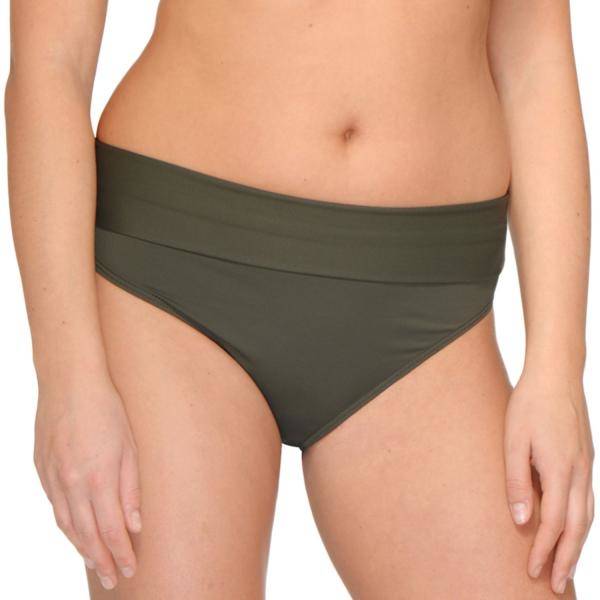 Saltabad Bikini Basic Folded Tai Militärgrön Polyamid 38 Dam (Badshorts i kategorin Badkläder)