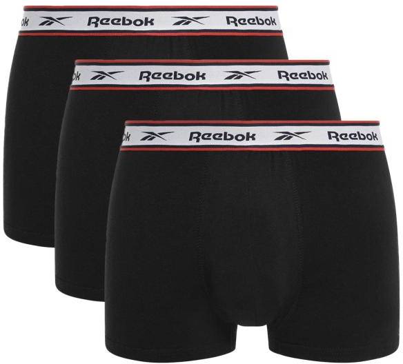 Reebok Kalsonger 3P Barlow Sports Trunk Svart bomull Small Herr 