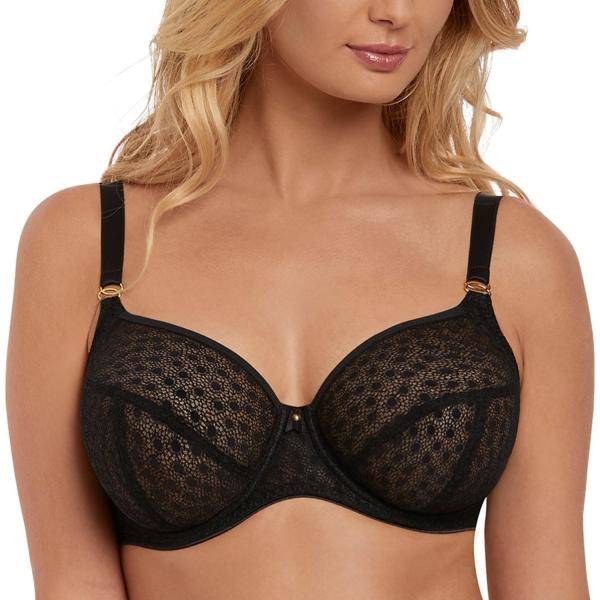 Freya BH Starlight Hero Balcony Side Support Bra Svart D 70 Dam 