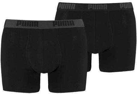 Puma Kalsonger 2P Basic Boxer Svart bomull Medium Herr 