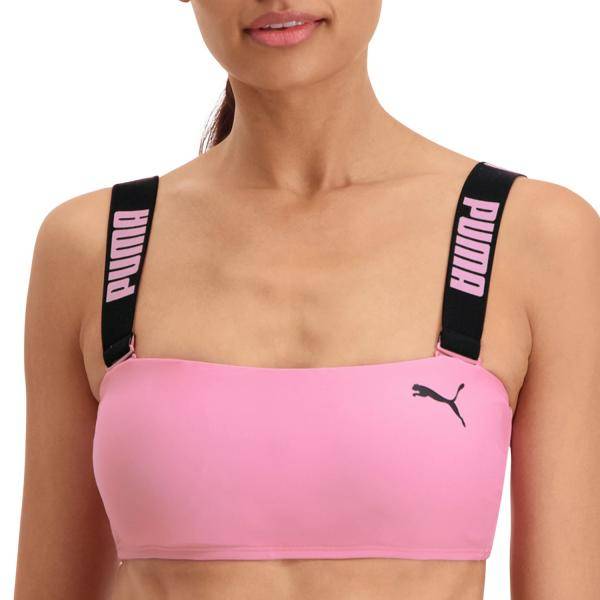 Puma Bandeau Bikini Top Rosa Small Dam 