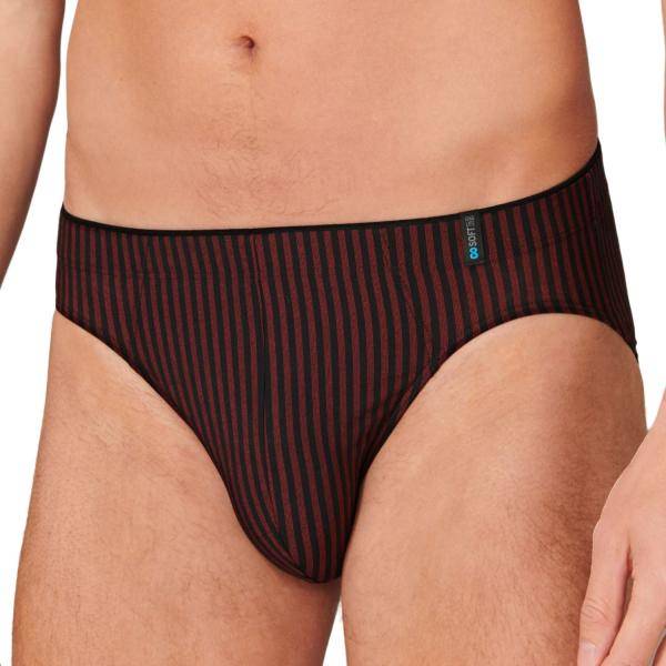 Schiesser Kalsonger Long Life Soft Super Mini Brief Röd Small Herr 