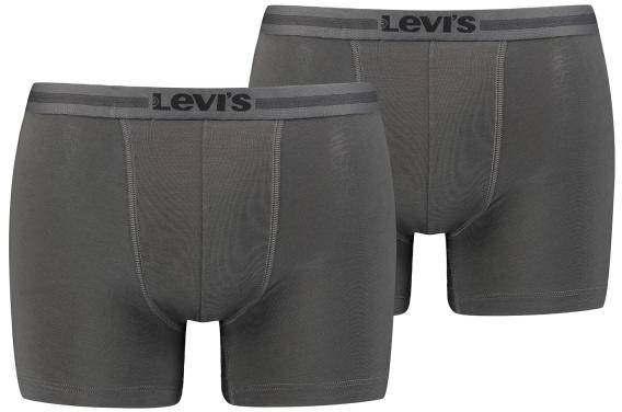 Levis Kalsonger 2P Tencel Boxer Brief Mörkgrå lyocell Medium Herr 