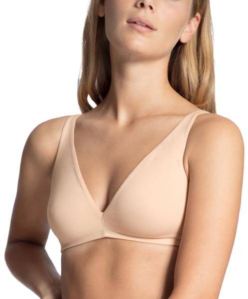 Calida BH Natural Comfort Soft Bra Beige bomull A 70 Dam 