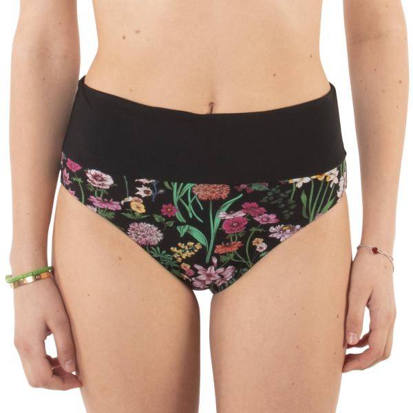 Chantelle Flowers High Waist Bikini Brief Svart blommig 38 Dam 