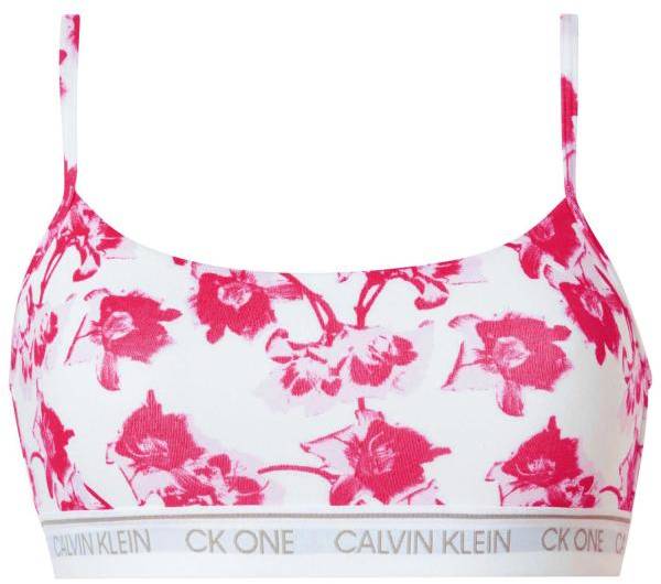 Calvin Klein BH One Cotton Bralette Vit Mönstrad Small Dam 