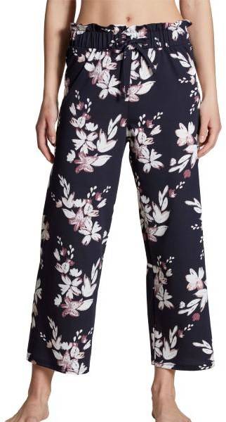 Calida Favourites Dreams Ankle Pants Blå Mönstrad bomull Small Dam 