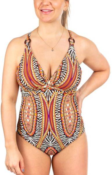 Missya Lucca Swimsuit Orange mönstrad 38 Dam 