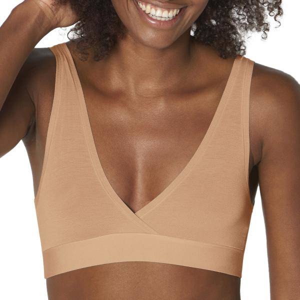 Sloggi BH GO Allround Bralette Beige micro modal One Size Dam 