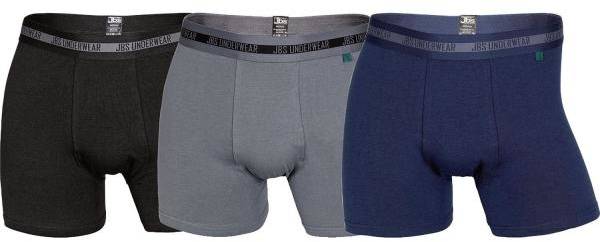 JBS Kalsonger 3P Bamboo Boxers Flerfärgad Small Herr 