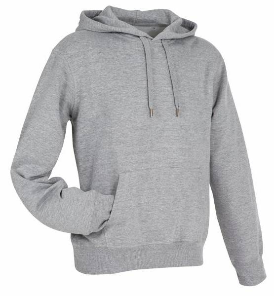 Stedman Men Active Sweat Hoodie Gråmelerad Small Herr 