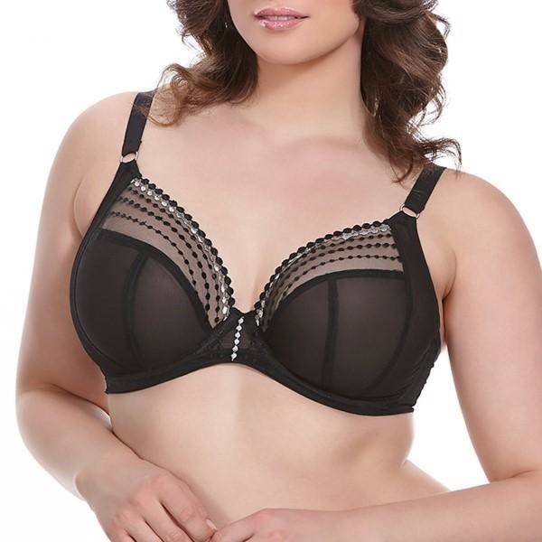 Elomi BH Matilda Underwired Plunge Bra Svart E 80 Dam 