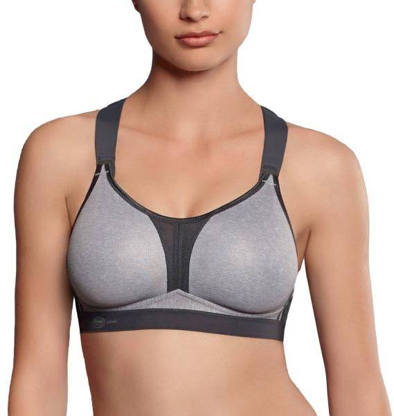 Anita BH Active Racerback Sports Bra Gråmelerad A 70 Dam 