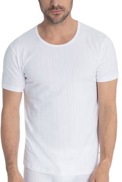 Calida Pure and Style T-shirt Vit bomull Small Herr 