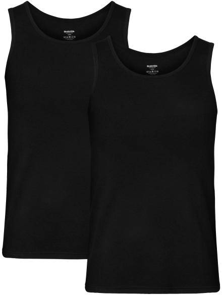 Resteröds 2P Bamboo Tank Top Svart Small Herr 