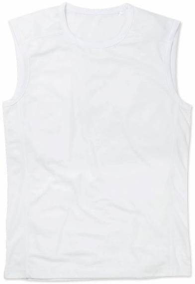 Stedman Active 140 Sleeveless Vit polyester Small Herr 