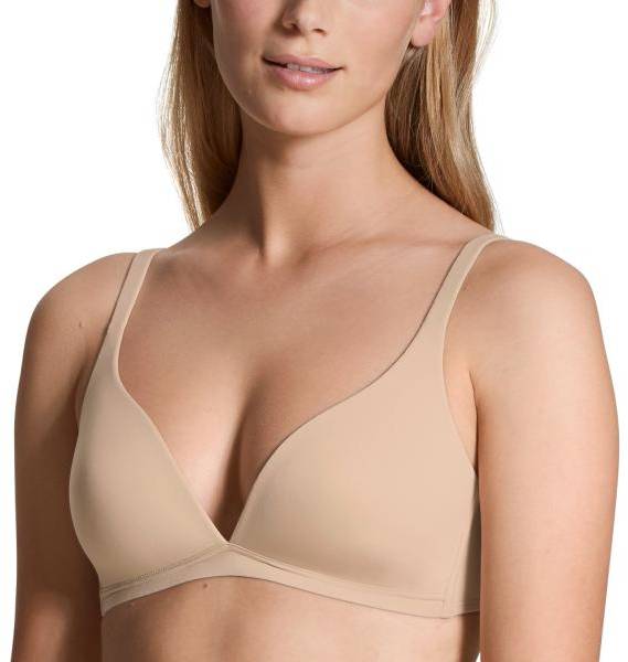 Calida BH Eco Sense Soft Moulded Triangle Bra Beige A 70 Dam 