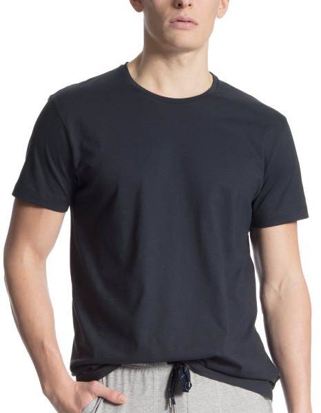 Calida Remix Basic T-Shirt Mörkblå Bomull Medium Herr (Övriga Pyjamasar i kategorin Pyjamasar)