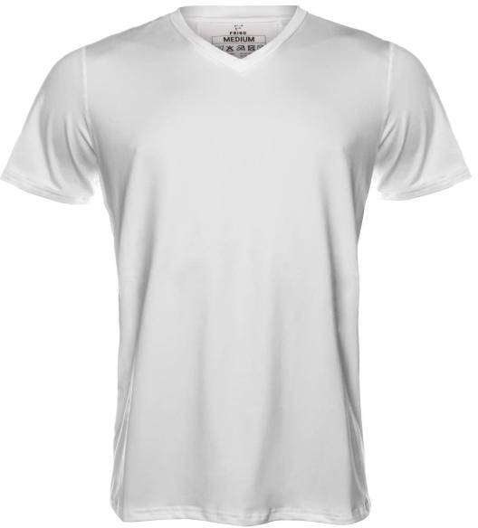 Frigo CoolMax T-shirt V-neck Vit Small Herr 