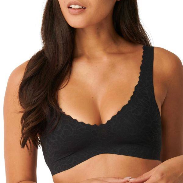 Sloggi BH ZERO Feel Lace 2.0 Bralette Svart Small Dam 