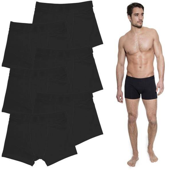 Bread and Boxers Boxer Briefs Kalsonger 6P Svart ekologisk bomull X-Large Herr 