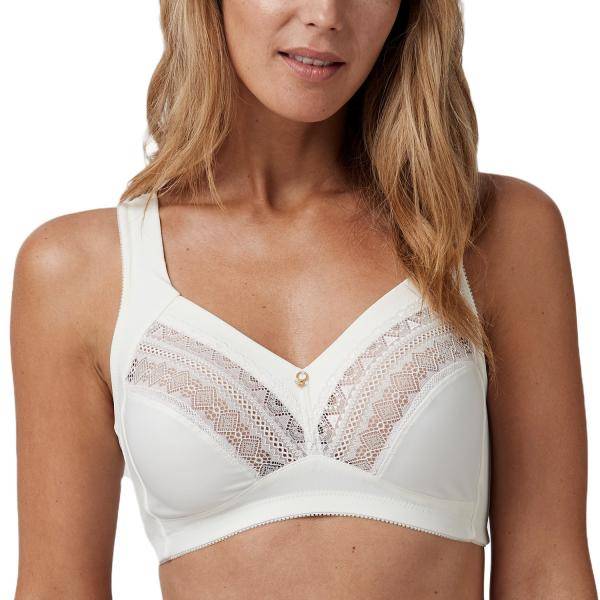 Abecita BH Lady Soft Bra Vanilj polyamid B 75 Dam 