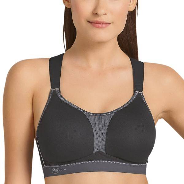 Anita BH Active Racerback Sports Bra Svart/Grå A 70 Dam 