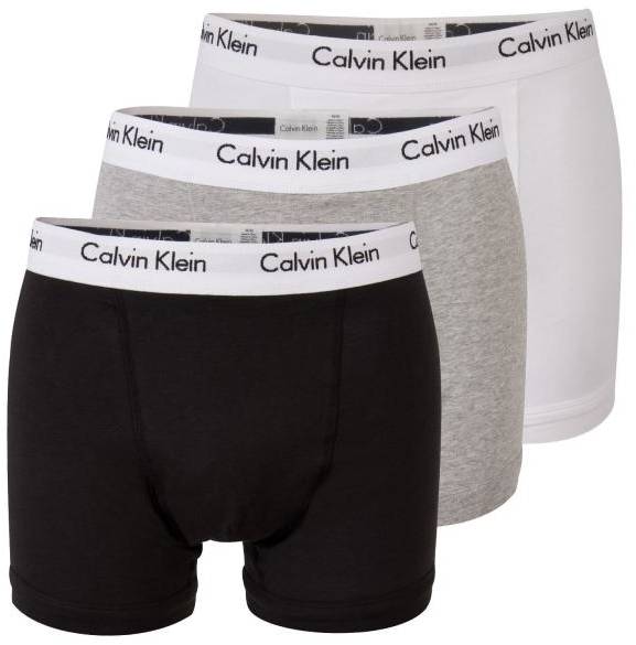 Calvin Klein Kalsonger 3P Cotton Stretch Trunks Flerfärgad bomull Medium Herr 