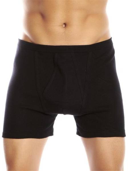 JBS Kalsonger Basic Fly Boxer Svart bomull Small Herr 