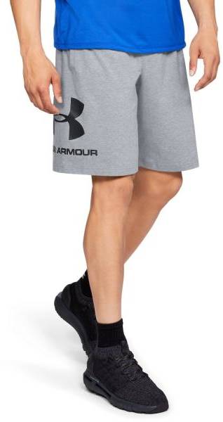 Under Armour Sportstyle Cotton Graphic Shorts Grå Large Herr 